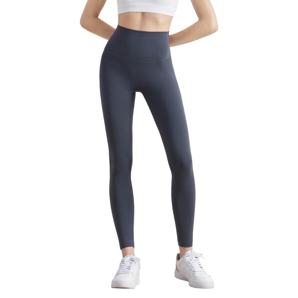 AD High-Waist Nude Nahtlose Yogahose – Hüftformend, Anti-Roll Sporttights
