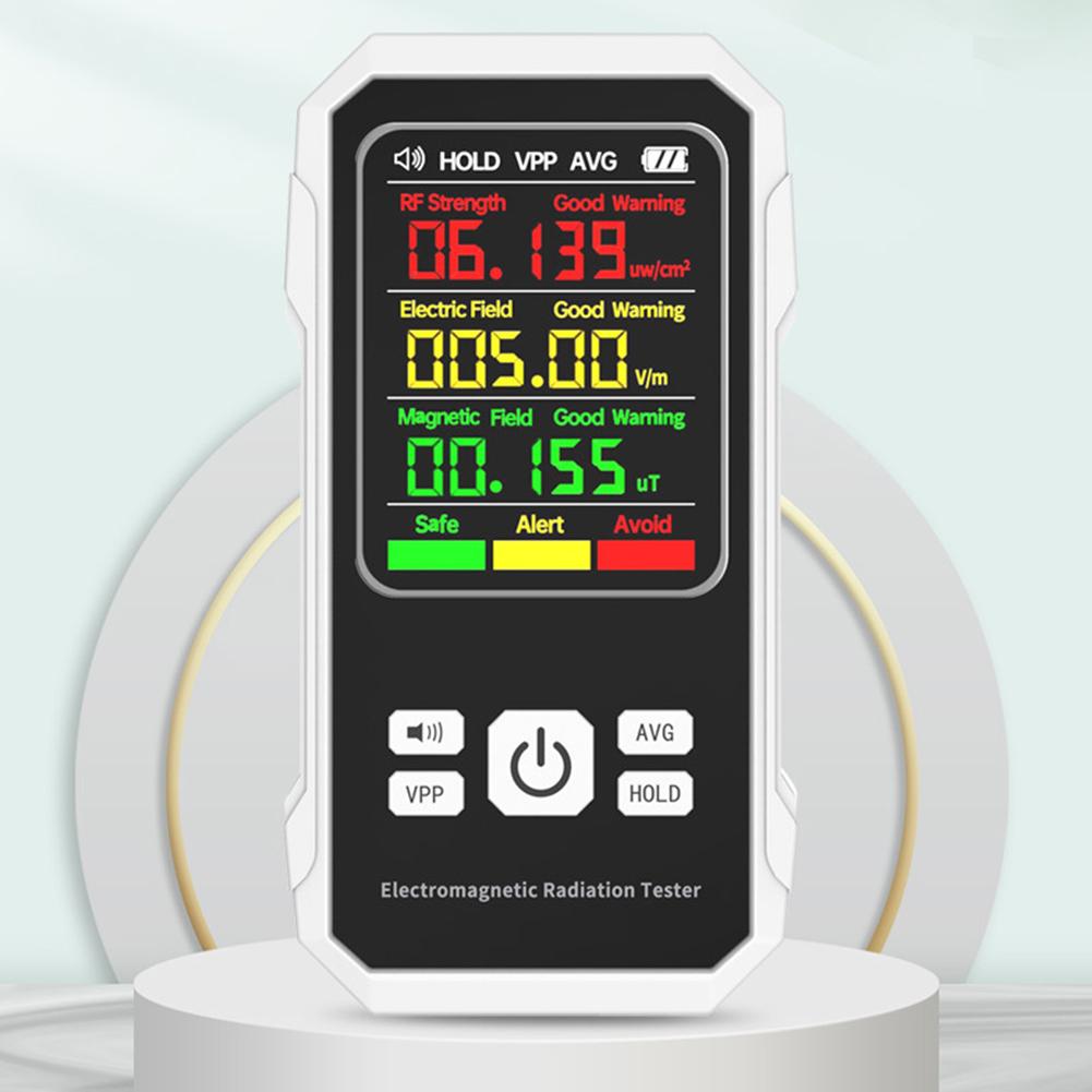 Digital EMF Meter Multi-Function Electromagnetic Detector Magnetic-field Intensity Tester for Indoor Outdoor