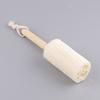 Wooden Handle Cup Brush Natural Loofah Bristles Long Thin Handle Bottles Glassware Scrubber with Lanyard Design