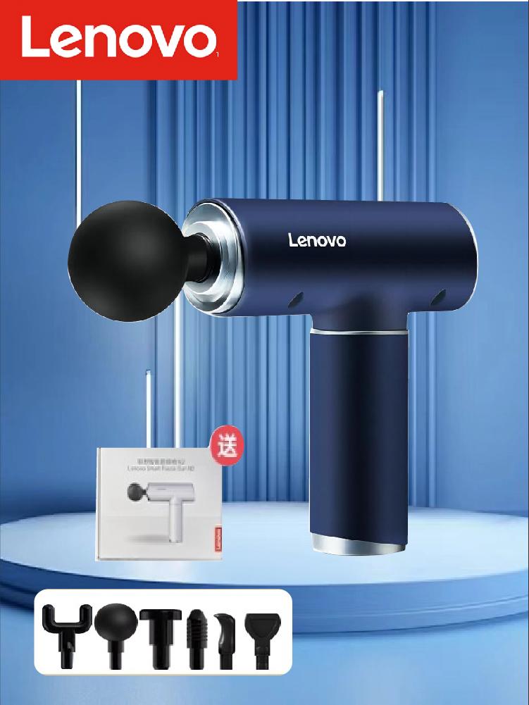 

Lenovo 6 Heads Fascia Gun Professional Grade Mini Silent Sports Relaxing Massager 5Th Gear Deep-Tissue Tissue Electric Massage Gun Type C Charge
