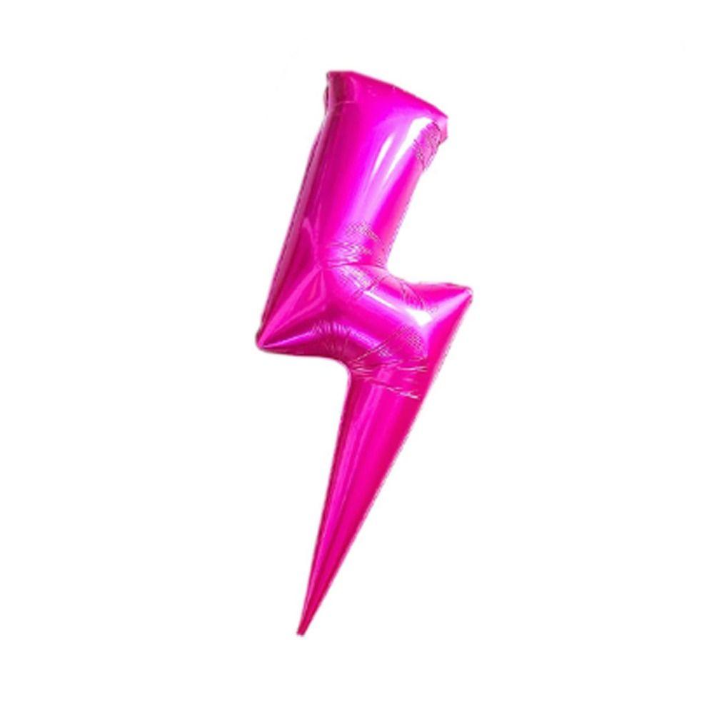 Lightning Shape Lightning Bolt Foil Balloons 34/45 Inch Flash Balloons Cowgirl Lightning Balloons