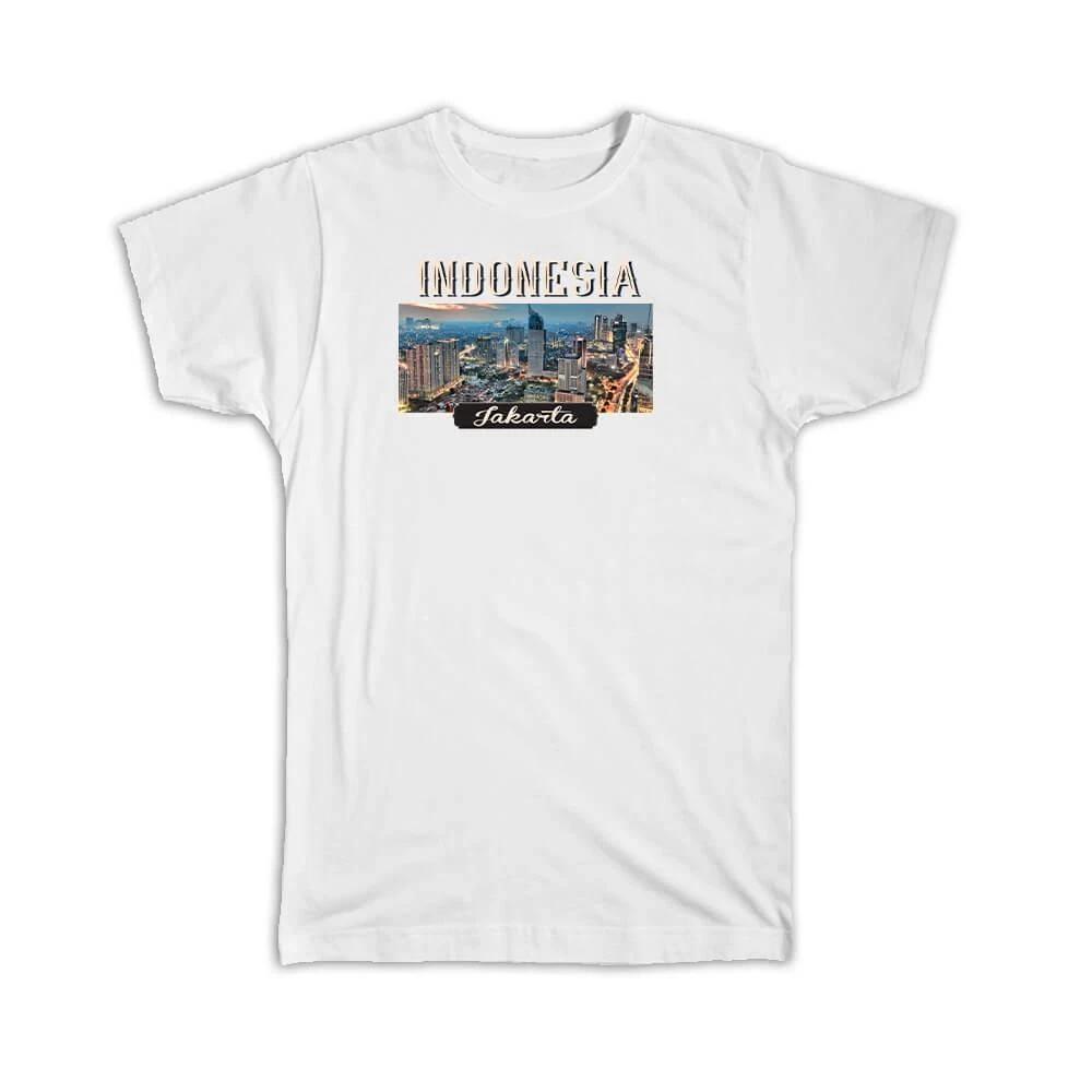 Gift T-Shirt : Skyline Indonesia Jakarta L