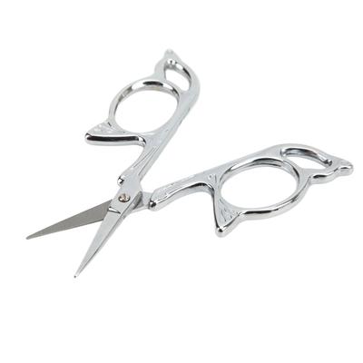 Stickschere Scharfe Klingen Spitzes Design Leicht Tragbar Silber DIY Werkzeuge Schneider