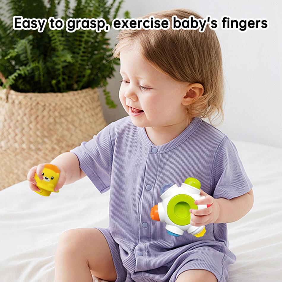 Montessori Baby Busy Ball Multi-Functional Busy Grasping Ball Soothing Finger Action Fine Training Toy Educational Toy Kids Gift