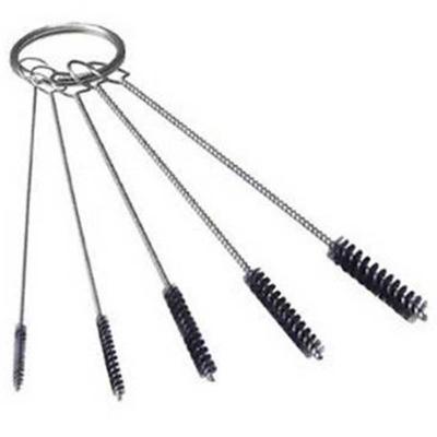 5pcs Round Pipe Tube Cylinder Bores Cleaning Wire Brush Set Stainless Steel
