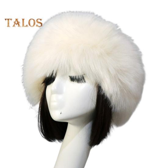 

Женская повязка на голову из искусственного меха осень-зима плюшевая без полей без верха мягкая пушистая шапка утепленный зимний аксессуар бежевый