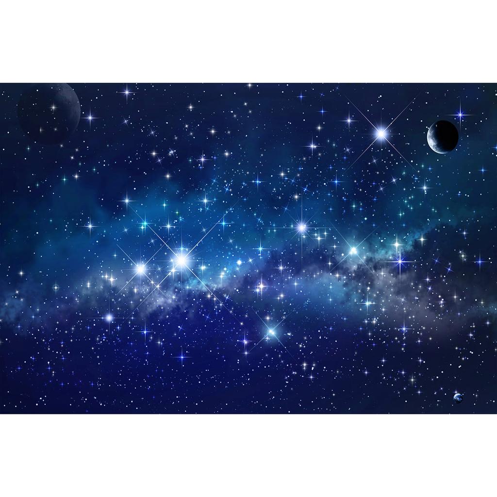 Stars Starry Dark Sky Night Photography Backdrop Customized Fond Background for Baby Children Portrait Photocall Photo Studio