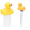 2Pcs Water Thermometer Set High Temperature Resistant Pool Chlorine Dispenser for Pond Swimming Pool