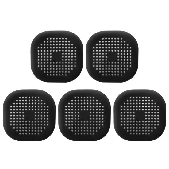 3/5/10Pcs Floor Drain Mat Easy Installation Effective Residue Filter Anti-clog Shower Drain Cover Leak-proof Drain Strainer
