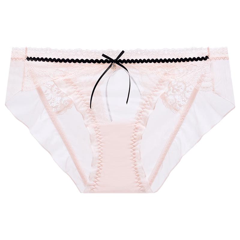 

mybody Women s Seamless Mesh Bow Briefs L