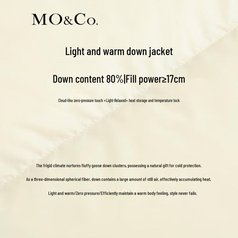 MO&Co. Women's Hooded Long Down Jacket with Belt