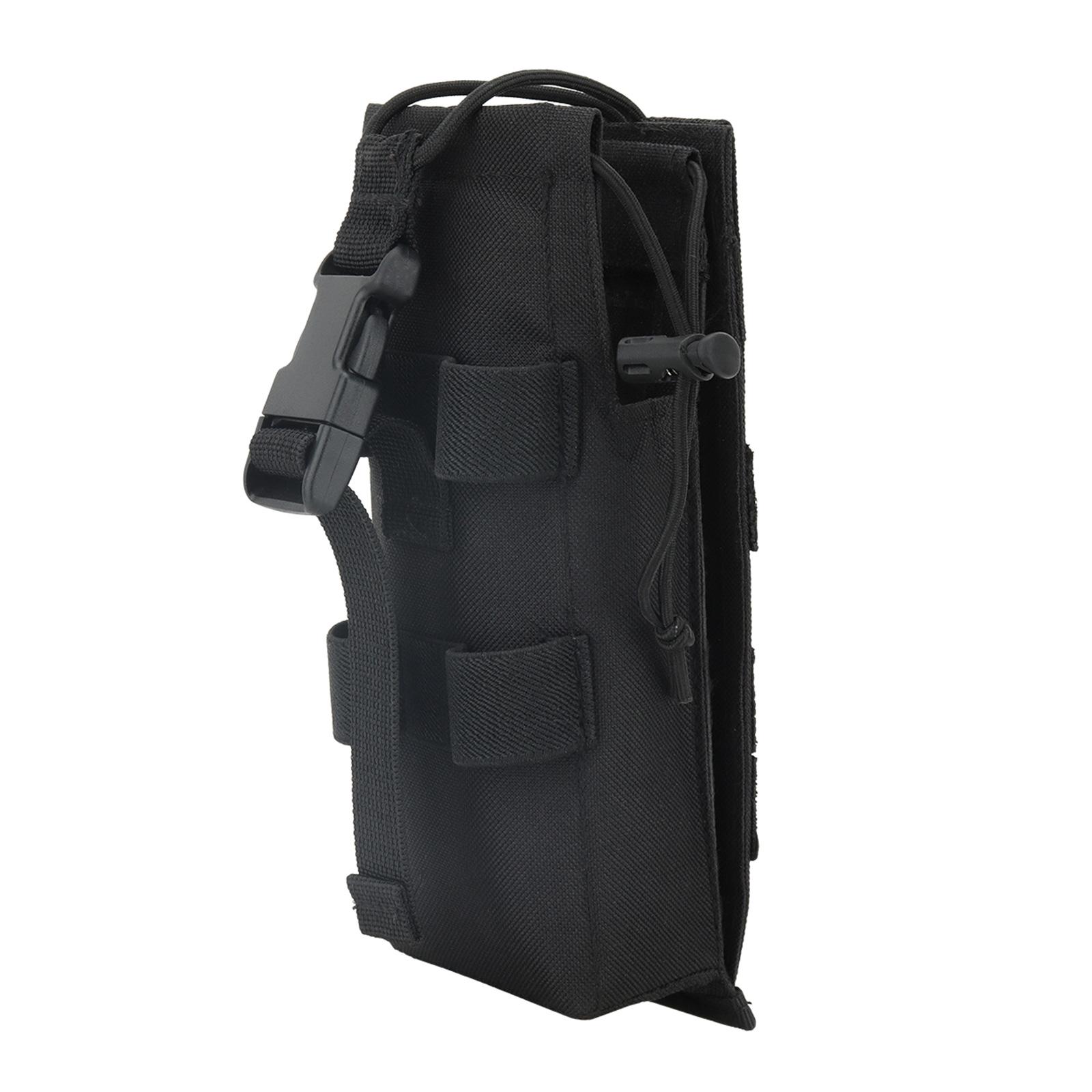 

Tactic Radio Holder Case Walkie Talkies Holsters Bag Hunting Radio Carrying Pouches Adjustable Walkie Talkies Radio Bag чорний