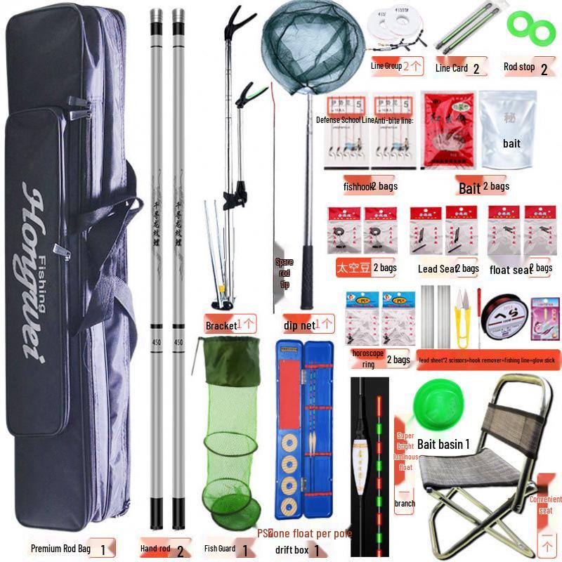 2025 Super Harte Angelruten-Set - Top Ten Kurzteil-Meeresruten für Große Fische