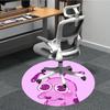 1pc Courage the Cowardly Dog Office Round Area Rug, Under Office Chairs Bedroom Living Room Home Decor  A1022197