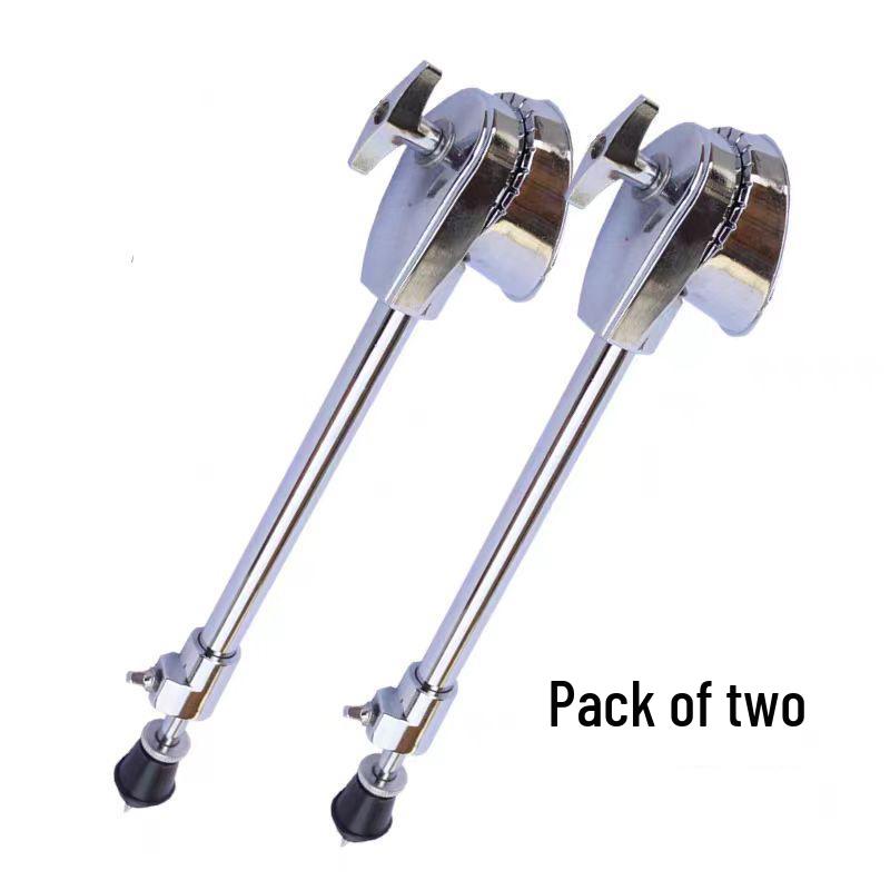 Adjustable Drum Rack Accessories: 2 Bass Drum Stand Legs & Thick Fixing Legs Iron