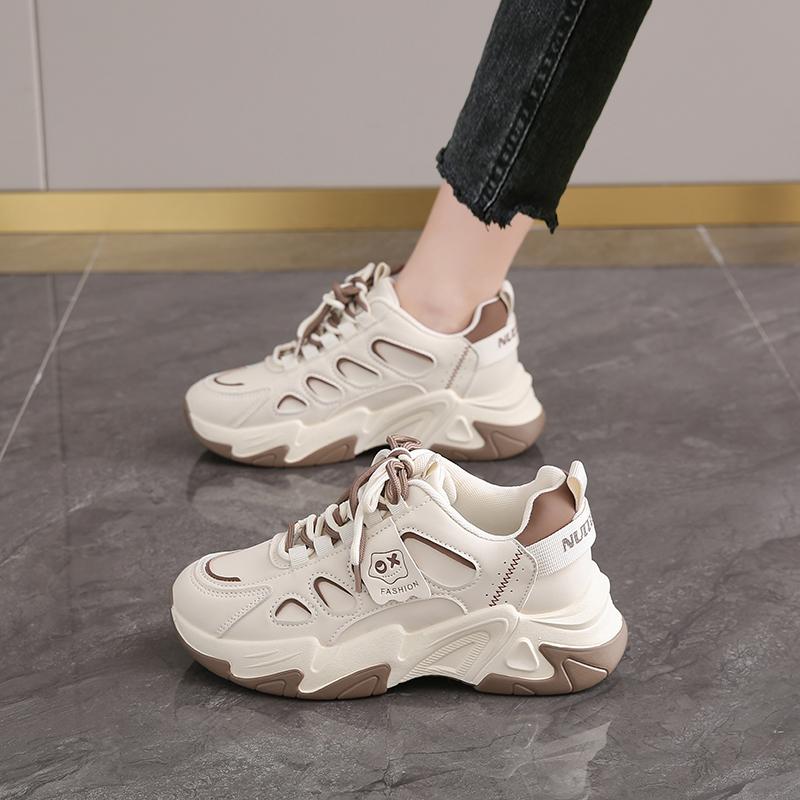 Cotton shoes winter new Putian platform velvet dad shoes small size casual sports shoes