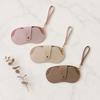Sunglasses Storage Pouch, Imitation Leather Hanging Glasses Case with Carabiner, Portable Eyeglasses Holder for Bag