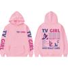 Pop Band TV Girl Who Really Cares Album Print  Hoodies Rock Hooded Sweatshirts Men Women Clothing Y2k Fashion Pullovers
