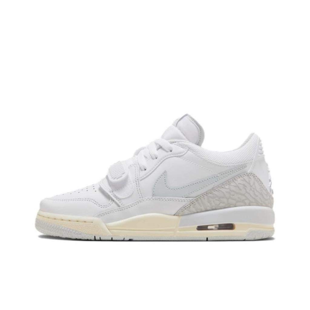 Jordan Legacy 312 Cushioning Slip Resistant Low top Vintage Basketball Shoes GS Blue White HJ3483-101(Team15-)