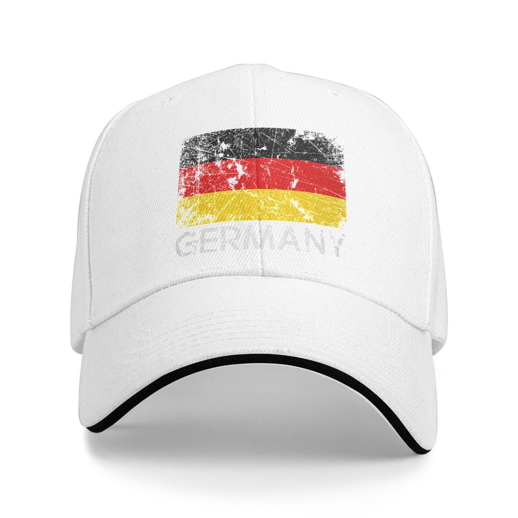 Deutschland Flag of German Baseball Cap  Couple Women Print Trucker Hat Summer y2k Retro Outdoor Gym Breathable Snapback Cap