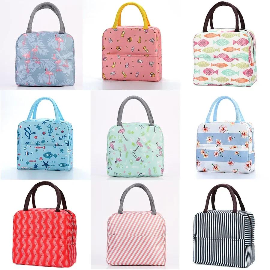 Portable Food Storage Thermal Food Bag for Women and Kid, Lunch Box for Picnic and Travel, Lunch Bag with Handle Insulation