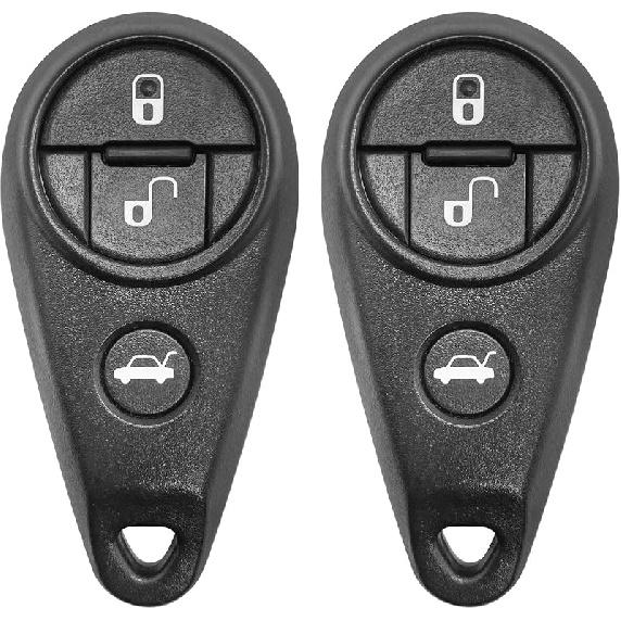 Car Key Fob Replacement For 2000-2004 Subaru Outback Legacy /2002-2004 Impreza Tribeca / 2000-2004 Forester Keyless Remote 4 Btn DIY Programming