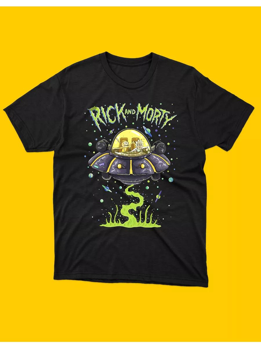 Футболка с принтом Рика и Морти 3XL