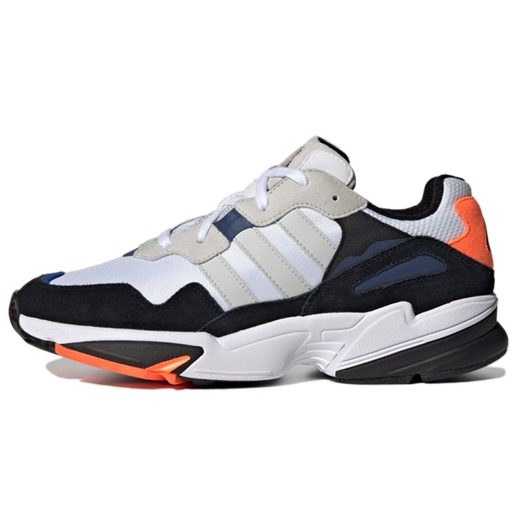 Adidas Originals Yung-96 Fabric Sports Trend Breathable Low-Top Lifestyle Shoes Unisex Sneakers White Gray EG2862
