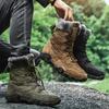 Fashion Men's Winter Boots  Outdoor Velvet Comfortable Work Mountaineering Snow Boots Fashion Travel Casual Cotton Shoes