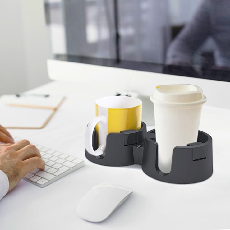 Cup Holder for Bedsides Tables and Workstations Spillproof Plastic Cup Stand Waterproof Office Coffee Mug Rack