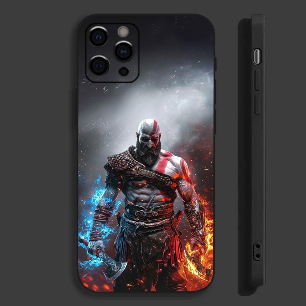 G-God of W-War Game Phone Case For Apple iPhone 15,14,13,12,11,Pro,X,XS,Max,XR,Plus,Mini Soft Black Cover