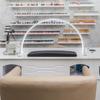 Fresh Arched Art Lamp-Half Moon Table Lamp With Phone Holder, Ideal For Manicure-Table Light Design US Plug