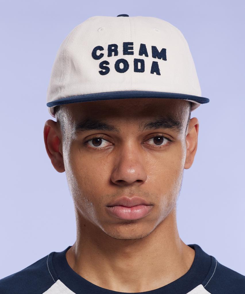 CREAM SODA LAB Applique Panel Ball Cap Navy