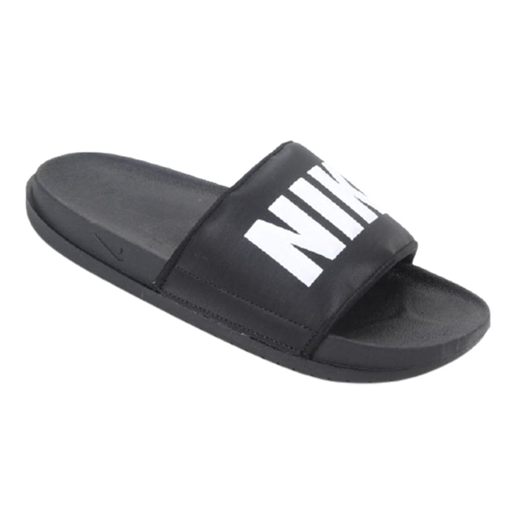 Nike Slides Core Size 9 Off-Court Men's Bq4639-002, Black/White/Black, (27.0 Cm)