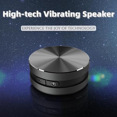 Vibrační reproduktor | 360° prostorový zvuk, Bluetooth 5.1, TWS Stereo, Letecký hliník, Silná přísavka - Přenosný bezdrátový reproduktor