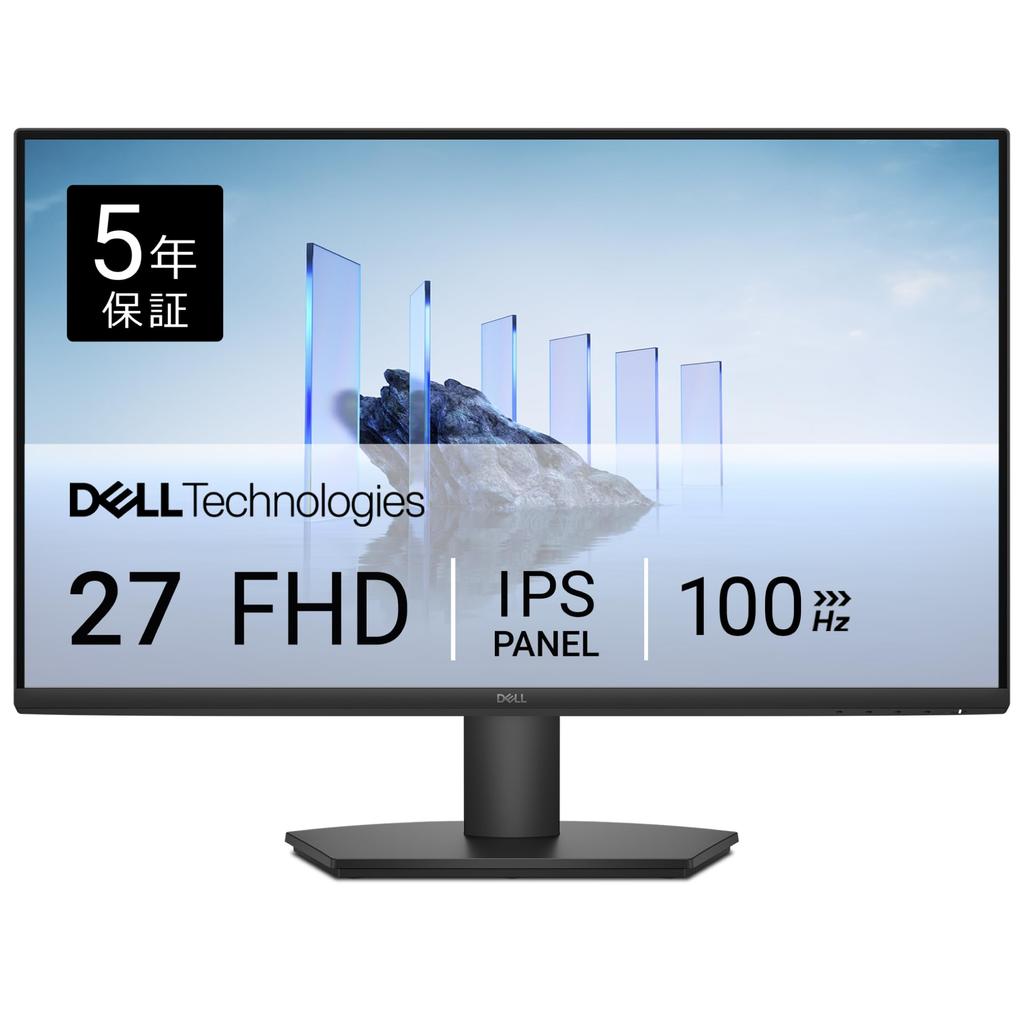 Dell Monitor x VGA x SE2725HM-A 27-inch (5-Year Warranty/FHD/IPS, Anti-Glare/HDMI 1.4 1, 1/Tilt Adjustment)