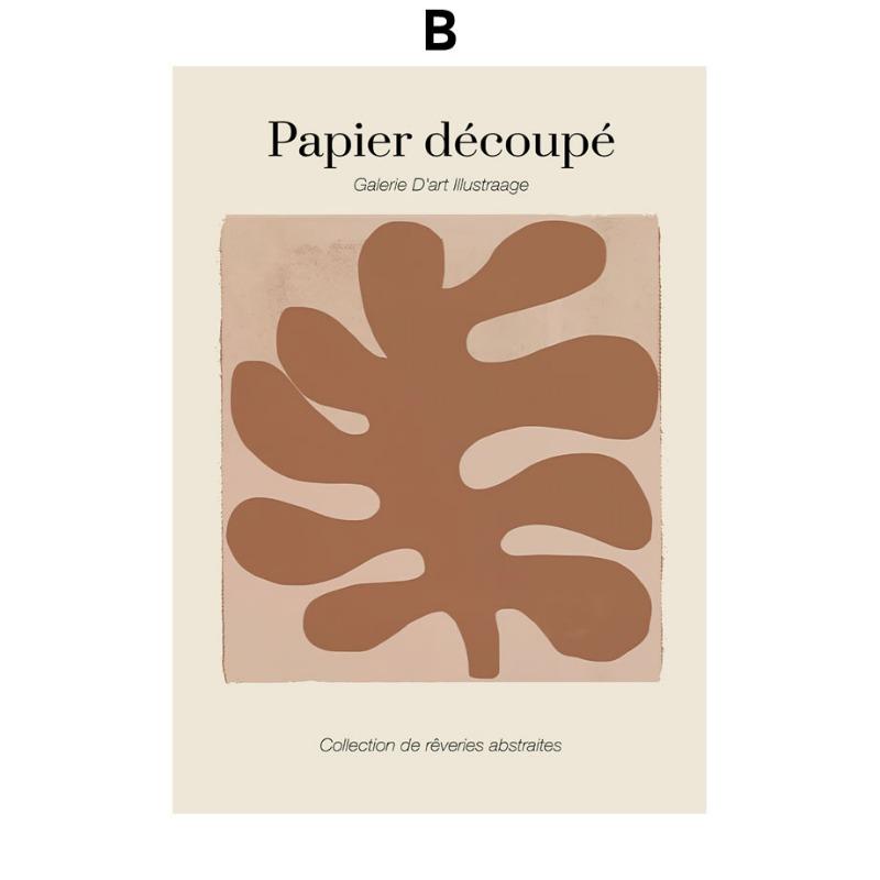 

Абстракция Матисс Солнце Линии Геометрия Настенная живопись Холст Картина Бохо Бежевый Плакаты Печать Картины Декор интерьера гостиной 21cm×30cm NoFrame