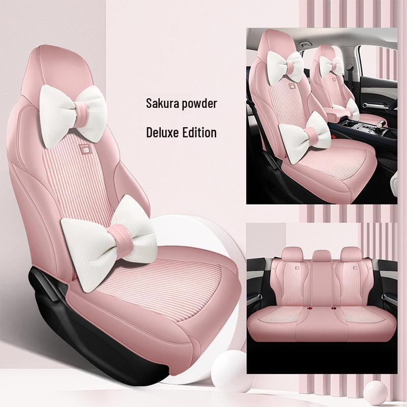 BYD Yuan Plus Cartoon Car Seat Cushion - New Model for All Seasons