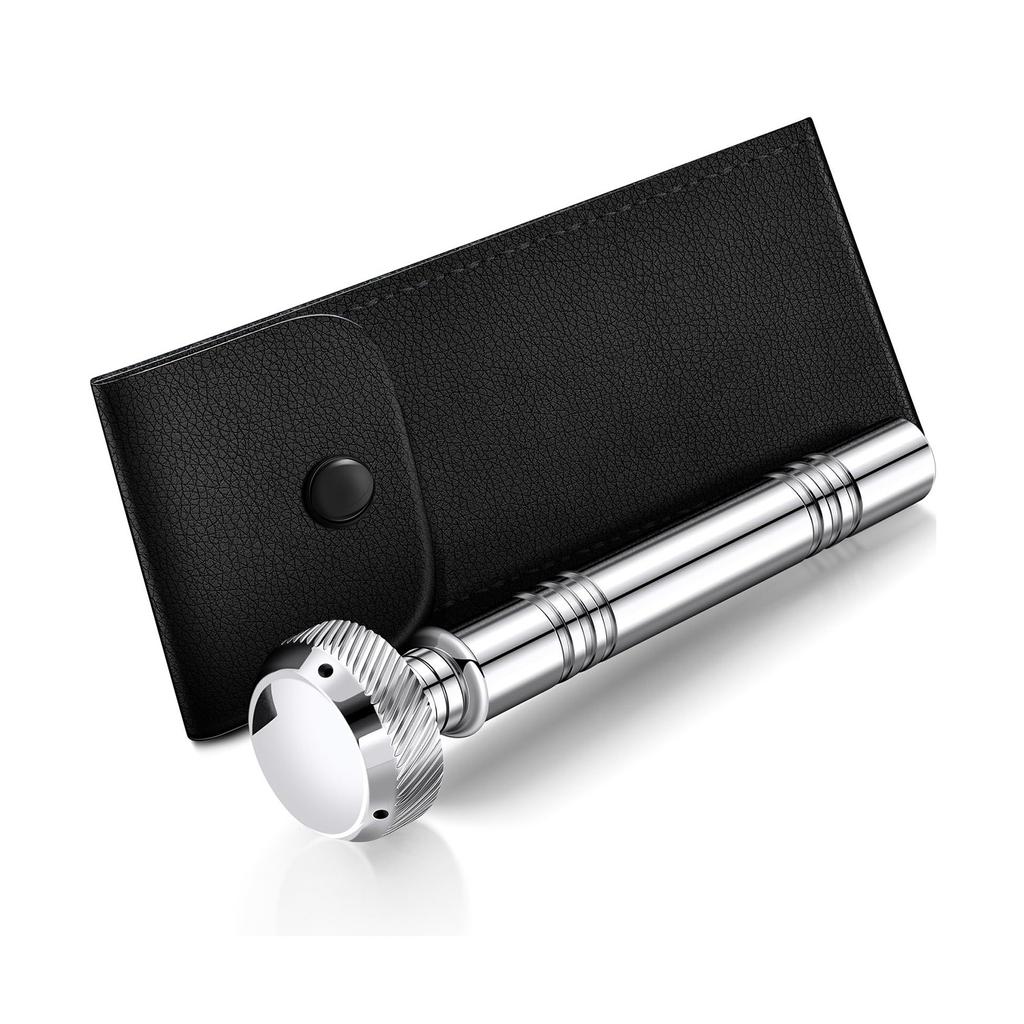 Portable Christian Holy Water Dispenser Holy Water Container with Leather Pouch for Blessings and Rituals Individual