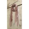 Super Long 240Cm Solid Color Linen Scarf, Retro Literary And Versatile