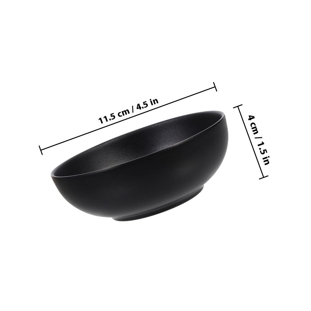 Melamine Frosted Small Dipping Bowl Mini Sauce Container for Family Dinner Rice Serving Condiment Dish Kitchen Use