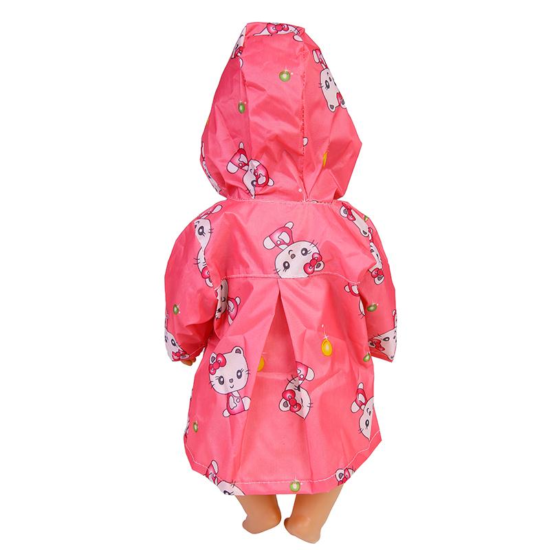 Puppenkleidung 43cm Baby Born Outfits Regenmantel Humanoide 17 Zoll Puppenzubehör Kostüm Wasserdichte Kleidung Tragen Festiival Geschenk