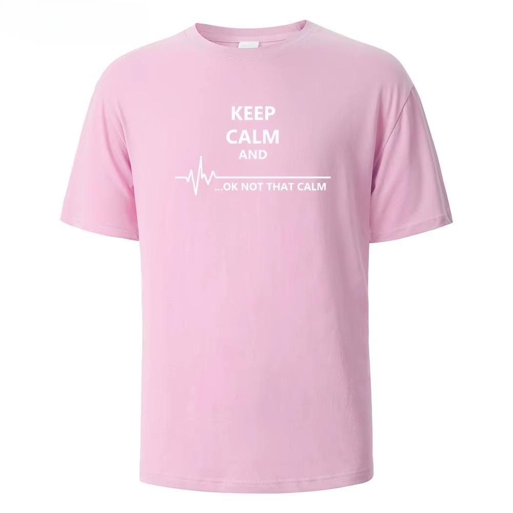 Unisex Summer Pattern Printed Short Sleeved Tshirt Fashionable And Simple Round Neck Tshirt Versatile Tshirt