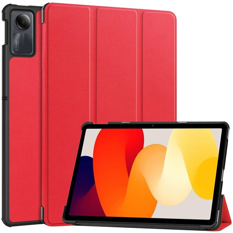 Luxury Leather Auto Sleep Cover for Xiaomi 5/6 Pro Cases Redmi Pad SE Case 11 10.6 Inch 2023 Magnetic Stand Shockproof Protection Cover