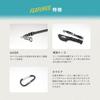 Alphatackle TRGR Pockebit's Telescopic Compact Rod, 66L