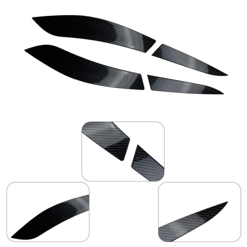 For Volkswagen Golf 6 MK6 GTI R 2009 2010 2011 2012 Rear Tail Light Lamp Eyelid Trim Cover Headlights Eyebrow Eyelids Trim