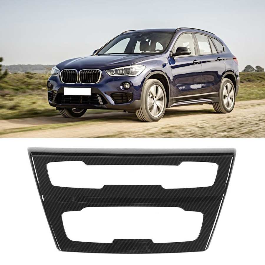 Carbon Faser Stil Auto Interior Center Konsole CD Panel Trim für BMW X1 F48 2016 2017 2018 Auto Auto