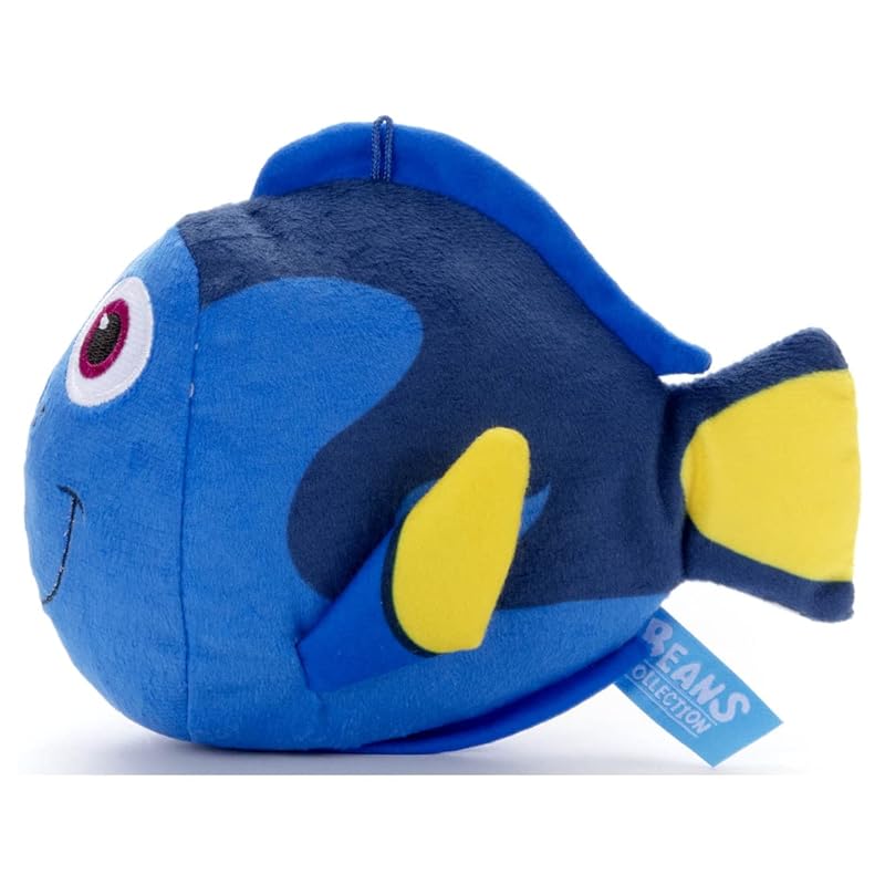 Pixar Character Washable Beans Collection Dory Plush Toy, Width: Approx. 13cm