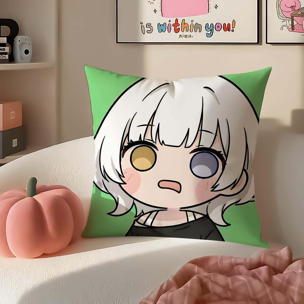 Anime Cartoon BanG Dream Its MyGOCute Cushion Cover Pillowcase Short Plush Invisible zipper Room Sofa Cushion Cover