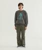 COVERNAT Wide Cotton Parachute Pants Olive